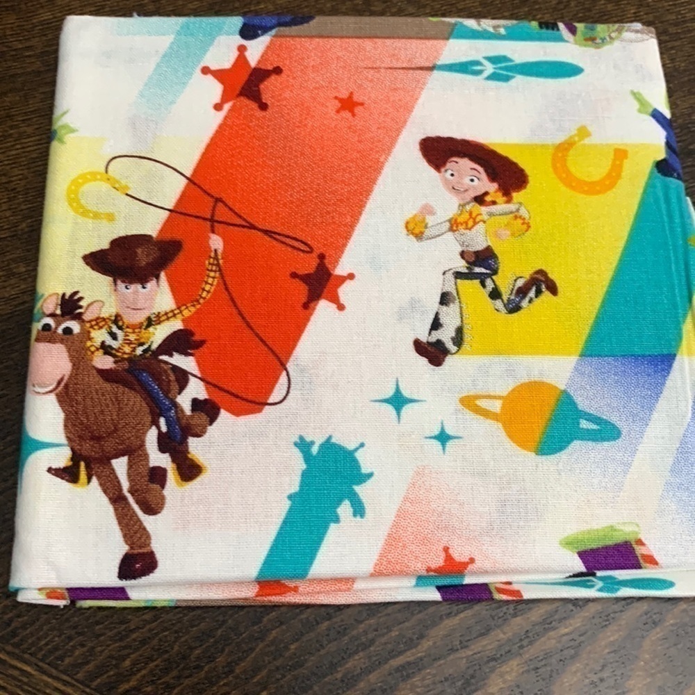 Toy Story fabric 3 fat quarters NWT